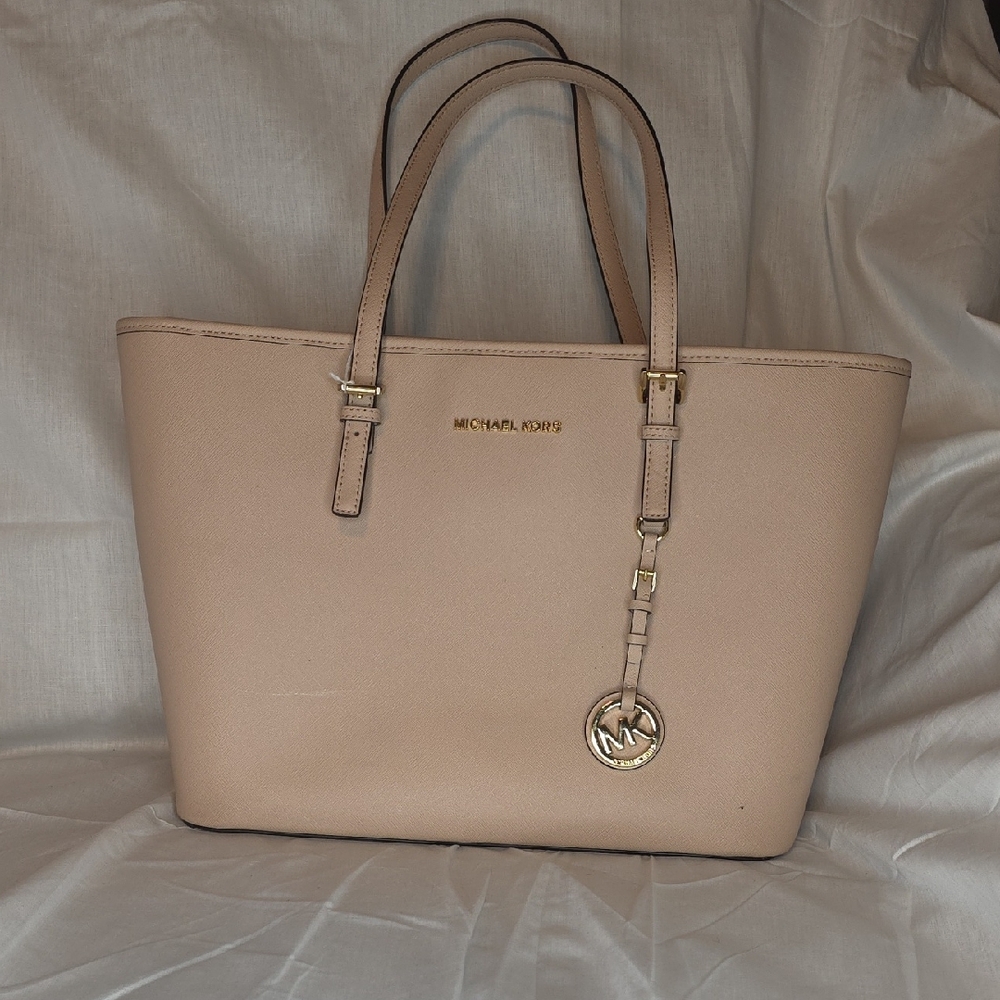 Michael Kors Pink Leather Tote